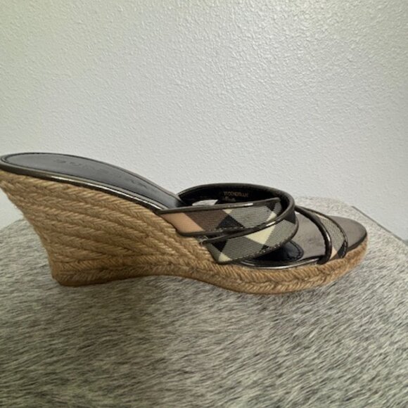 Burberry Nova Check Pattern Canvas Espadrilles - Picture 4 of 5